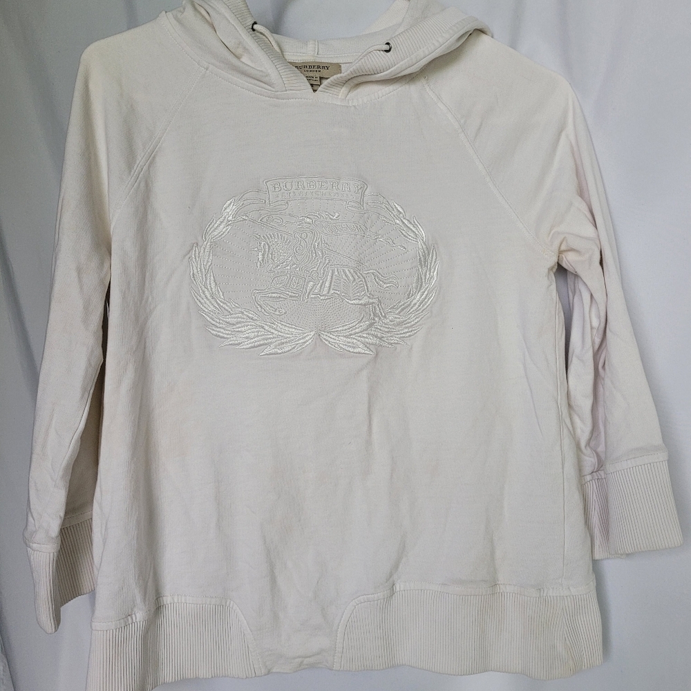 Burberry Cream Hoodie - Picture 2 of 5